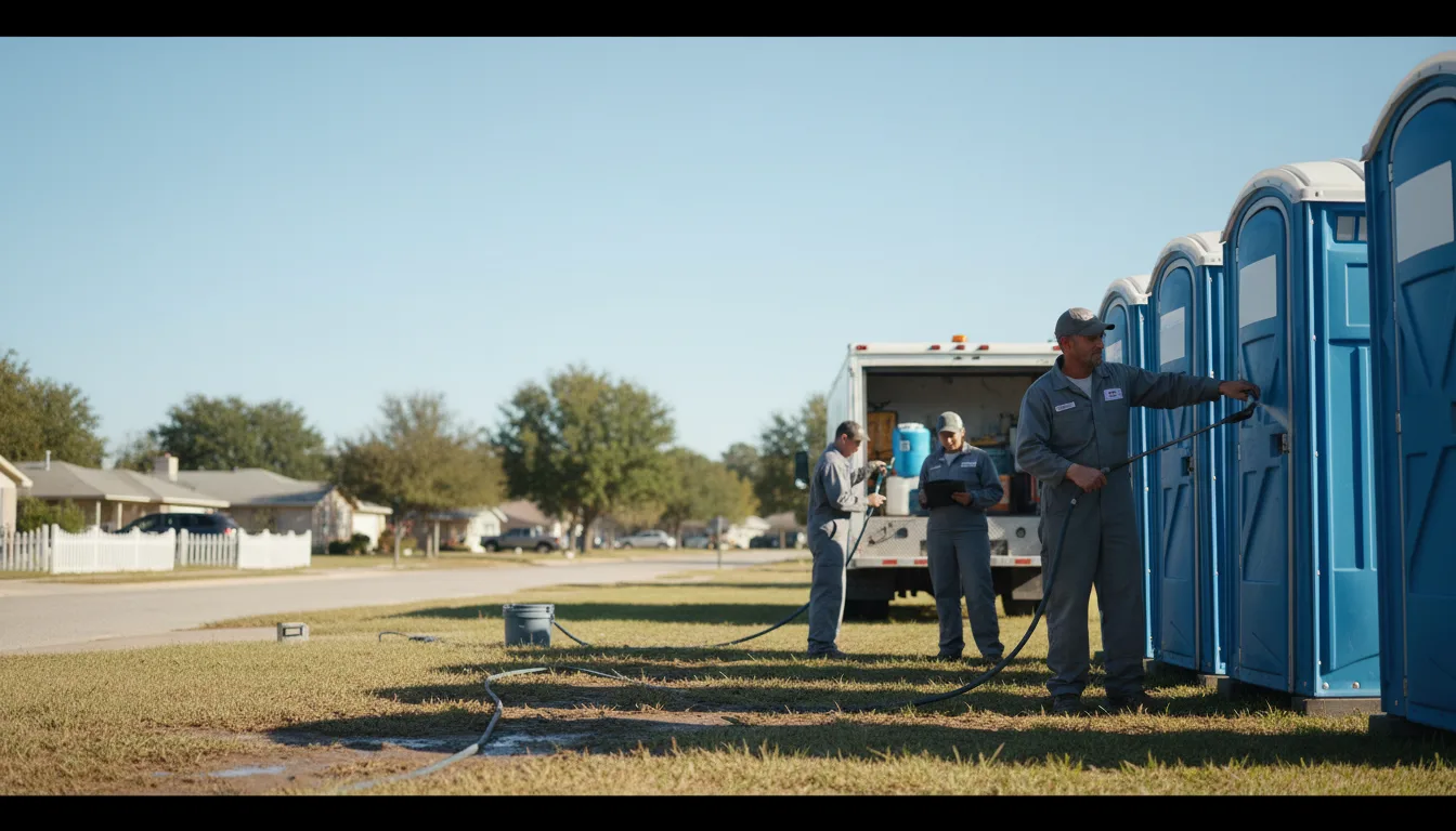 Long-Term Portable Toilet Rental in Lequire, OK near me